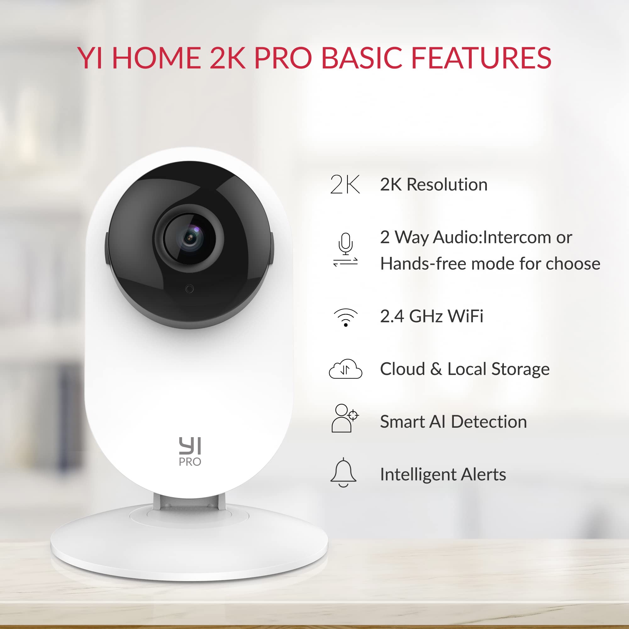YI Pro 3pc キット 2K ホームカメラ Wi-Fi - Eufy Camera E220 のレビューと価格