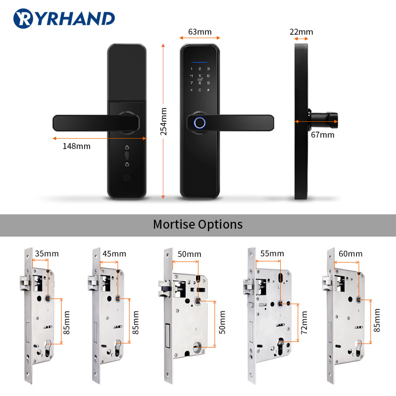 セラドゥーラ インテリジェ X5 防水 Tuya バイオメト - Smart Home Door Lock のレビューと価格