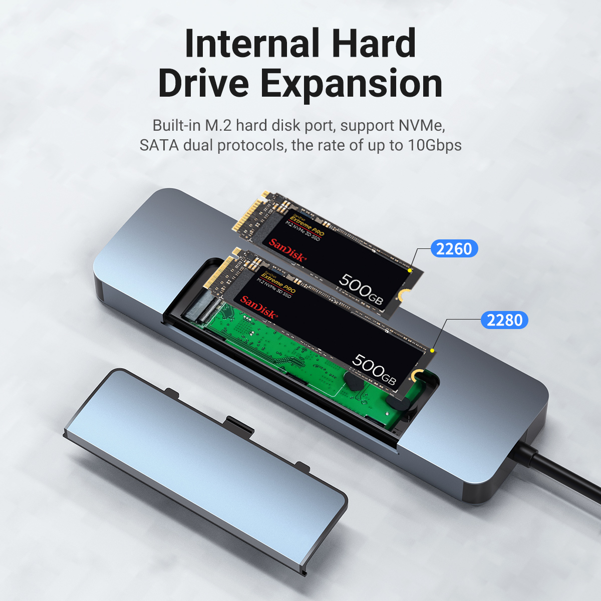 8 in 1 USB C ハブ、M2 SSDケース付き、M. - Smart Home Hub 2 のレビューと価格