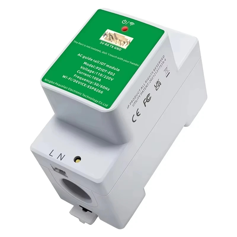 Tasmota WiFi対応の電力計、単相AC、DINレール - Smart Home Wiser のレビューと価格