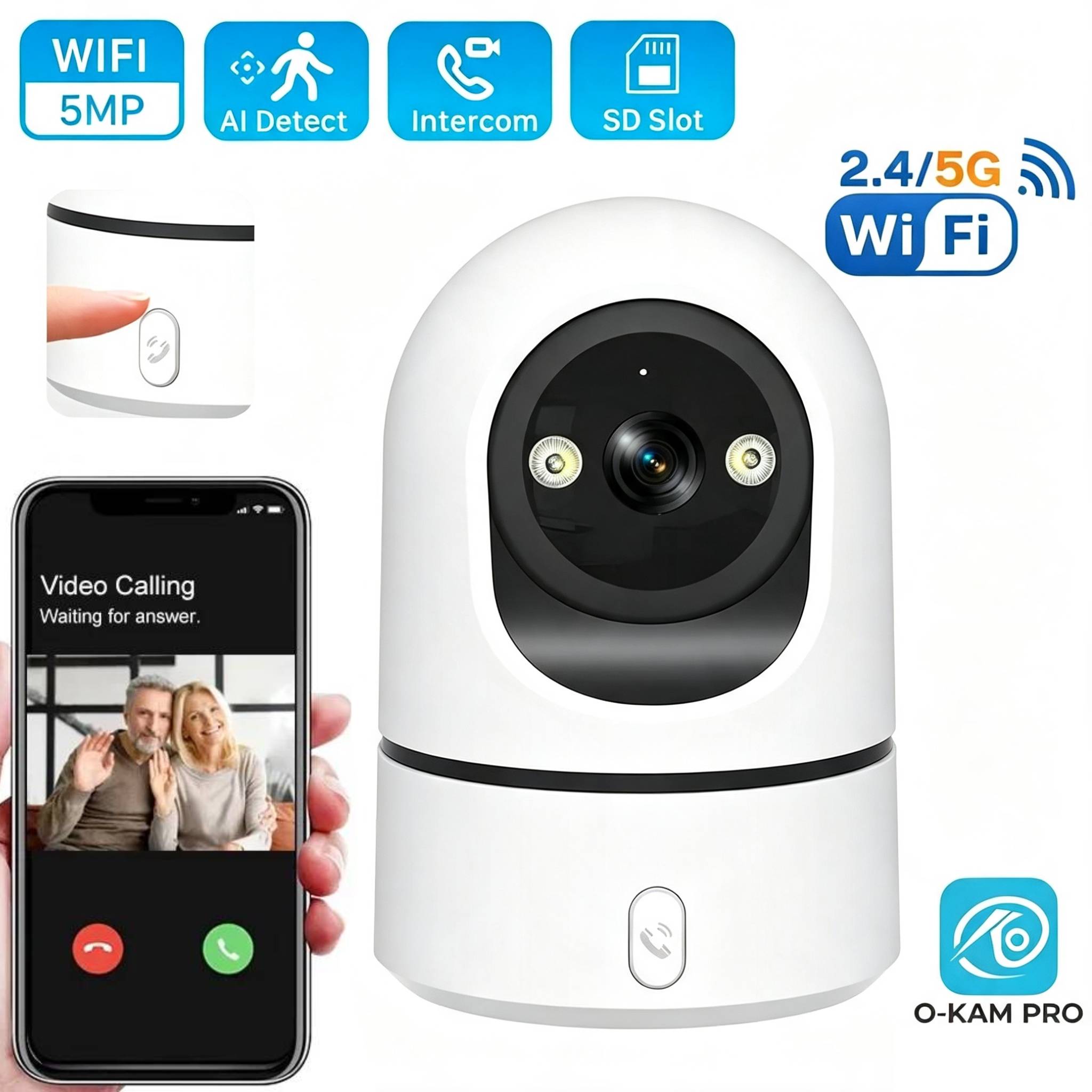 2.4G/5G WiFi対応 室内ベビーモニター セキュリテ - Eufy Camera E220 のレビューと価格