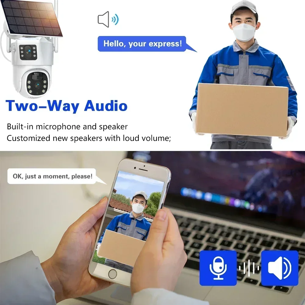 屋外ソーラー監視カメラ,PTZ IPカメラ,デュアルレンズ, - Smart Home Camera Ezviz のレビューと価格