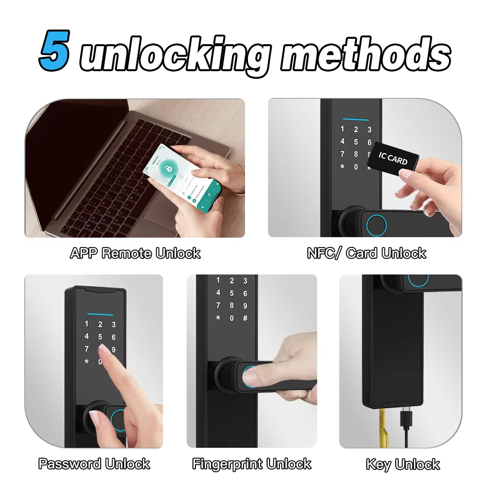 Bluetooth対応 Tuya APP スマートドアロック - Smart Home Door Lock のレビューと価格