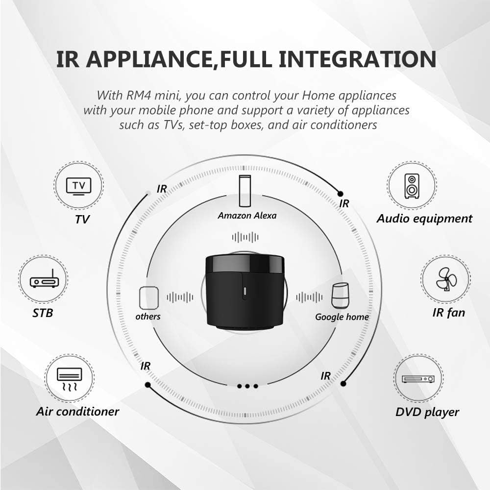 Broadlink RM4 IR スマート リモコン ユニバ - Universal Remote Smart Home のレビューと価格