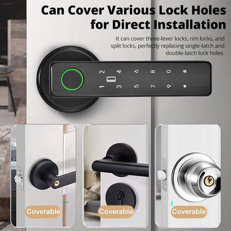 Tuya スマートドアロック 指紋ロック リモートコントロー - Smart Home Door Lock のレビューと価格