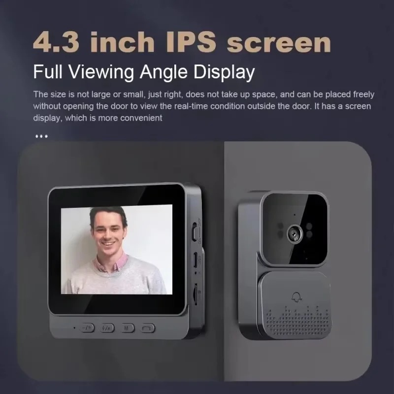 スマートワイヤレス4Gビデオインターホンカメラ。暗視機能付き - Smart Home Video のレビューと価格