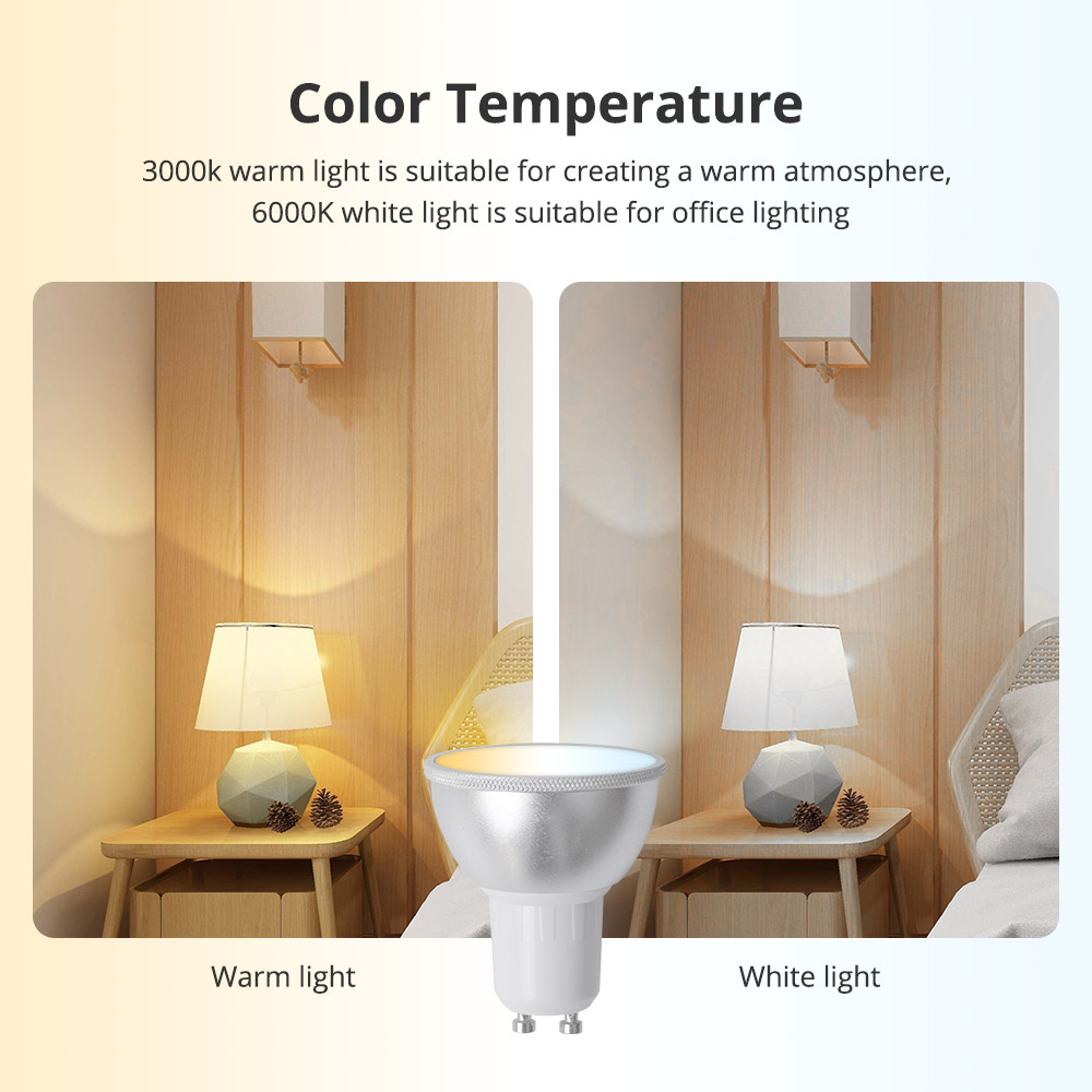 Zemismart-スマートLED電球,5W, RGBCW, - Smart Home Plus のレビューと価格